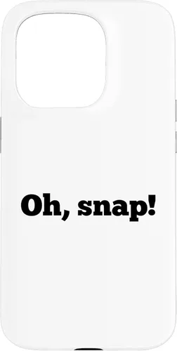 Vista 14 de Oh, snap Funny Cursing Kids Safe Swear Curse Bad Word Case for iPhone 17