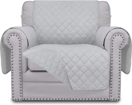 Vista 802 de Easy-Going - Funda reversible para sofá reclinable, resistente al agua, protector de muebles con correas elásticas, para mascotas y niños