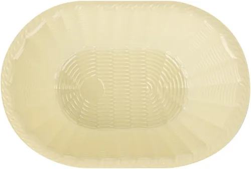 Vista 10 de Restaurantware Bandejas de delicatessen de 9.3 x 6.3 x 2.6 pulgadas, 25 cestas ovaladas para sándwiches, diseño de cesta tejida a mano
