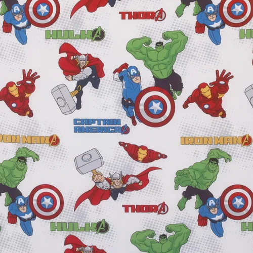 Vista 6 de Marvel Avengers - Juego de sábanas de 2 piezas para niños pequeños