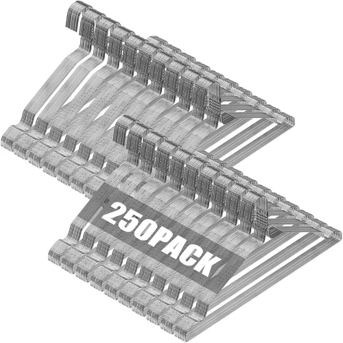 Vista 10 de SPECILITE Perchas de Alambre Paquete de 50, Perchas de Alambre de Metal para Ropa a Granel para Abrigos, Perchas de Metal que Ahorran Espacio