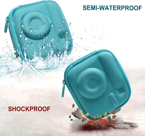 Vista 6 de Funda LTGEM Compatible con Fujifilm Instax Mini 12/11 / 10/9 / 8/7 / 7+ Cámara Instantánea y FUJIFILM Instax Mini Instant Flim con Correa