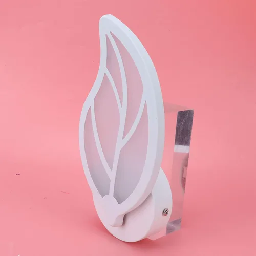 Vista 9 de Hyuduo LED Wall Light Night Lighting Bedroom Lighting Wall Lamp Lighting Unique LeafShaped Design with Acrylic + Iron for Cafe Hall Corridor Indoor