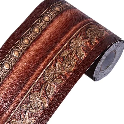 Vista 9 de Moyishi Papel de pared 3D de peonía real de 16.4 ft, fácil de aplicar (rojo oscuro)