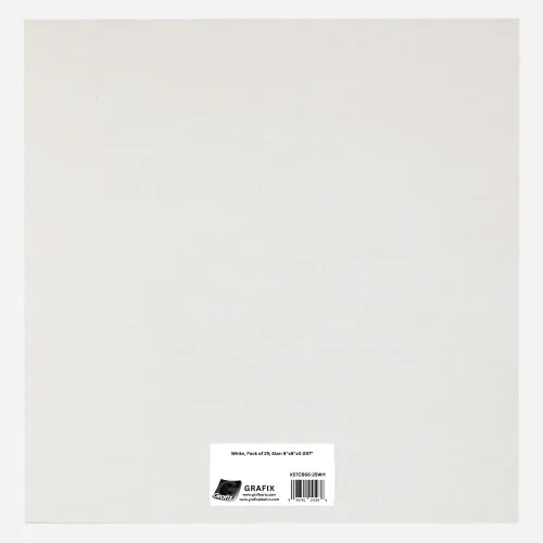 Vista 7 de Grafix de peso medio, láminas de madera prensada de 12 x 12 pulgadas, paquete de 25 unidades de color blanco., Natural, 4" x 6