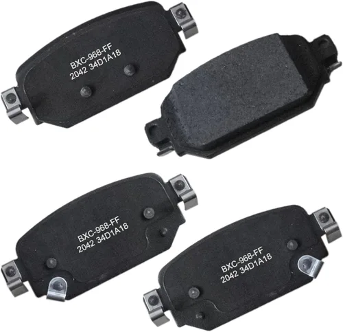 Vista 25 de Pastillas de freno traseras cerámicas Bendix Premium SBC1337 para Cadillac CTS 2014-2008, SRX 2016-2010, Chevrolet Camaro 2015-2010, Saab 9-4X 2011