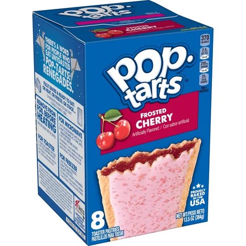 Vista 15 de Pop-Tarts Pastelillos para tostar, glaseados de frambuesa, 13.5 onzas (12 unidades)