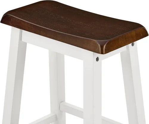 Vista 8 de Bar Table and Chairs Set, 3 Dining Table Set, Breakfast Table Set, for Living Room, Dining Room, Game Room Antique Grey White