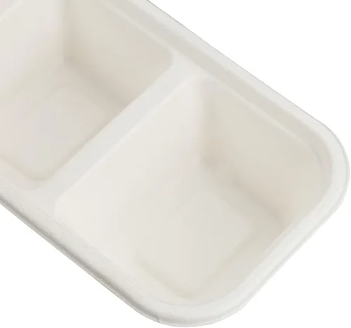 Vista 8 de Restaurantware Contenedor de comida de caña de azúcar, 100 unidades, 17 onzas, recipiente rectangular resistente a la grasa, color blanco