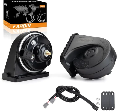 Vista 18 de FARBIN Interfaz especial bocina de auto compatible con Toyota 12V bocina de coche ruidosa de doble tono eléctrico bocinas de caracol impermeable