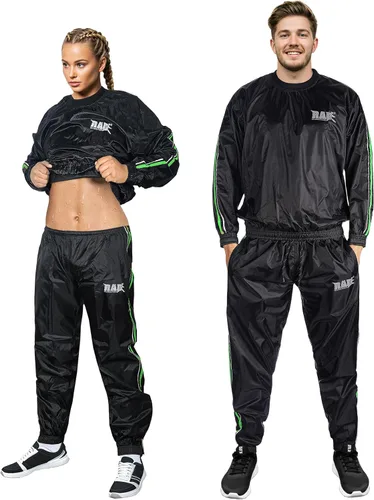Vista 10 de RAD Sauna Sweat Suit for Men & Women (Medium To 6XL) for Weight Loss & Fat Burn Sweating Suit Red,White,Gold,Pink,Blue