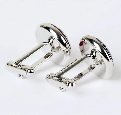 Vista 4 de Gemelos de estrella con estilo clásico personalizado regalo de gemelos de boda para hombres