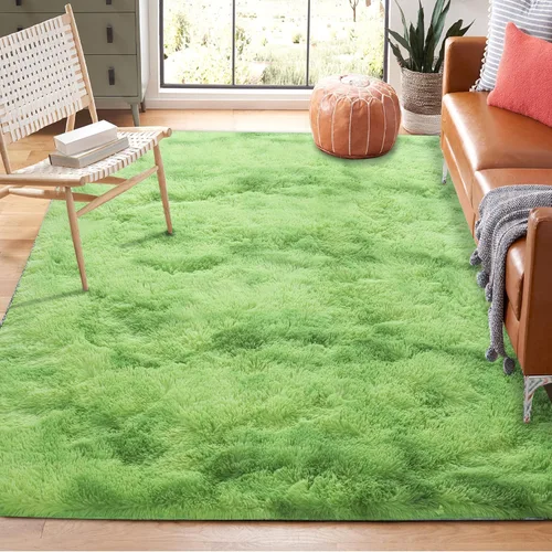 Vista 45 de Alfombra de lujo con estampado de vaca lechera de 3 x 5 pies, lindas alfombras de vaca para sala de estar, dormitorio, alfombra esponjosa de vaca