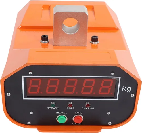 Vista 9 de Báscula industrial para grúa, 6,613.9 lbs, 6600 libras, báscula colgante con pantalla digital industrial resistente con control remoto, gancho