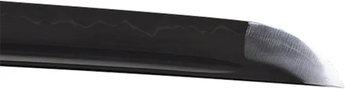 Vista 9 de Espada katana japonesa Zetsurin Samurai totalmente funcional, acero al carbono 1045, forjada a mano, templada al calor, espiga completa, afilada