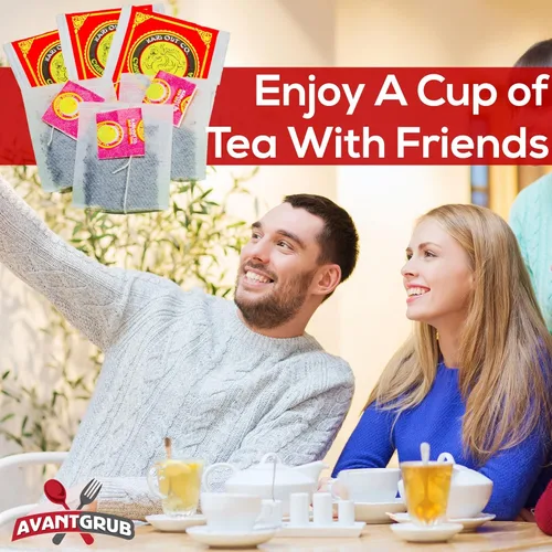 Vista 4 de Auténticas bolsas de té Oolong de grado restaurante, bolsitas de té chino prémium para bebidas con cafeína calientes o heladas, bebida