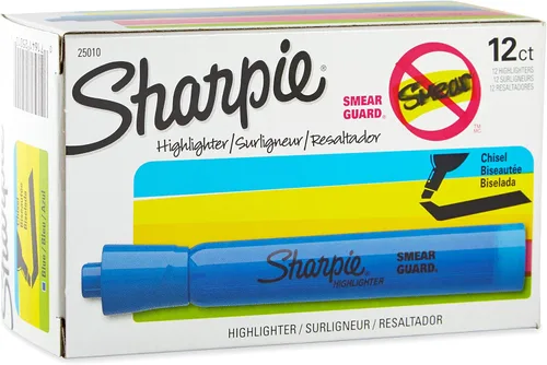 Sharpie Marcadores fluorescentes gruesos en 4 colores, 1 paquete