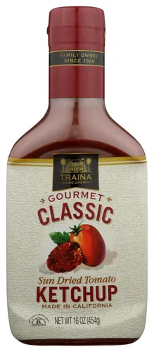 Vista 12 de Traina Home Grown Gourmet Classic Ketchup - Sin jarabe de maíz, sin OMG, botella de 16 onzas