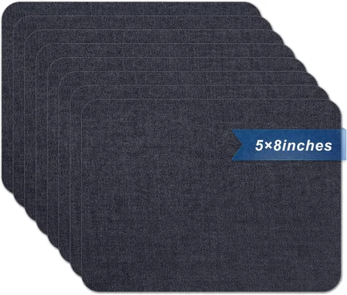 Vista 13 de Azobur Parches termoadhesivos de tela de nailon de 2.4" x 60", Cinta adhesiva tenaz impermeable, parche termoadhesivo para tienda de campaña, ropa