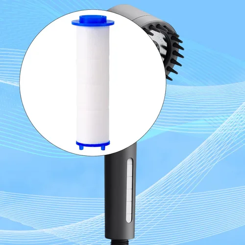 Vista 7 de 10 filtros de cabezal de ducha, 2.95 x 0.95 pulgadas de algodón PP para cabezal de ducha de repuesto de cartucho de repuesto