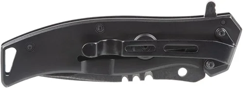 Vista 6 de KLEIN TOOLS Electrician's Pocket Knife, EDC Folding Knife with Stainless Steel Blade For Cable And Line Work, Deep-carry Pocket Clip and Lanyard Hole