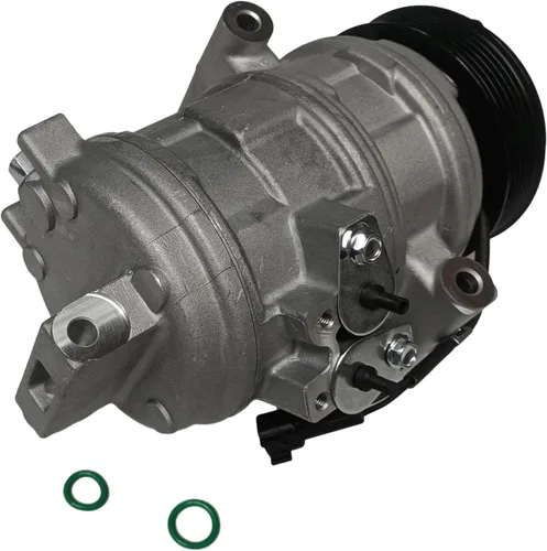 Vista 2 de Compresor de aire acondicionado A/C con embrague compatible con Ford Edge 2007-2014 para Lincoln MKX 2007-2015 para Mazda CX-9 2007-2015 158320