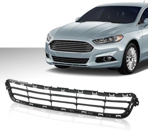 Vista 10 de G-PLUS Rejilla frontal del radiador con obturador sin motor Compatible con Ford Fusion 2013-2016 1.5L 1.6L 2.0L 2.5L DS7Z8475A DS7Z-8475-A Rejilla