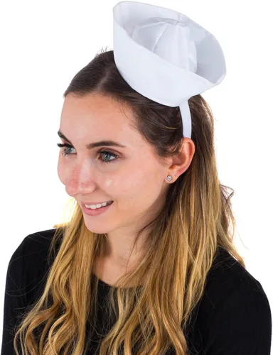 Vista 4 de Tigerdoe Sombrero de marinero – Sombrero de capitán de yate – Diademas de disfraz – Diademas de mini sombrero