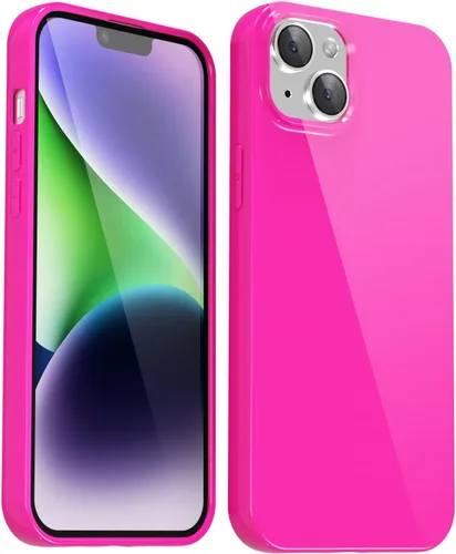 Vista 533 de Svanove para iPhone 7 Plus/ 8 Plus, funda de silicona, de goma suave brillante y gel de jey lindo, funda protectora de plástico simple y lisa