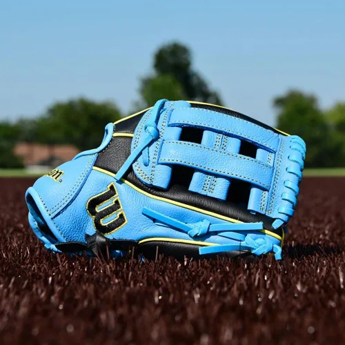 Vista 9 de Wilson A500 Adult + Youth Baseball Glove + Mitt Sizes 10.5" - 12.5" Right + Left Hand Throw Multiple Styles