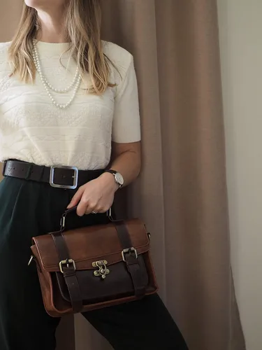 Vista 7 de ECOSUSI - Bolso bandolera de piel sintética para niña