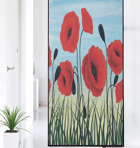 Vista 24 de Película colorida para ventana, película de privacidad, juego de estructura de construcción para niños preescolares con bloques, calcomanías