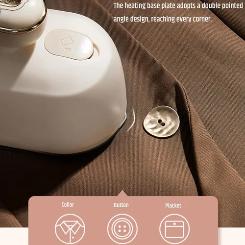 Vista 7 de RULA Travel Steamer iron for Clothes Steamer Handheld Mini Steam Iron Portable Clothing Steamer Small Dry and Wet Ironing Machine 2 in 1, Fast Heat