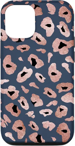 Vista 28 de Rose Leopard Print Blue Cheetah Jaguar Pattern Case for iPhone 17