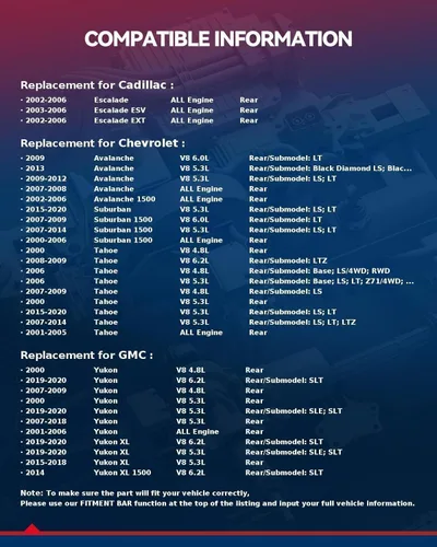 Vista 196 de KAX Puntales traseros para Toyota 2007 2008 2009 2010 2011 Camry, 2008 2009 2010 2011 2012 amortiguadores traseros rápido completo conjunto