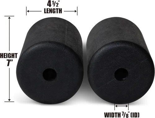 Vista 3 de WF Athletic Supply Almohadillas de espuma para pies, rodillo de espuma para máquinas de ejercicio de gimnasio, repuesto de equipo, almohadilla
