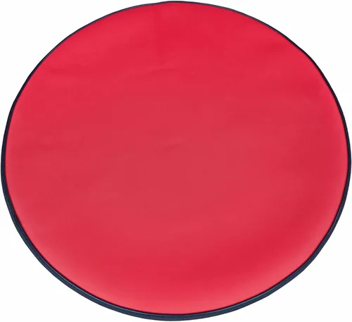 Vista 5 de Northlight Alfombrilla mediana prémium para árbol de Navidad, 22 pulgadas, color rojo y negro