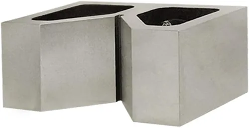 Vista 5 de Juego de 2 piezas de hierro fundido V-Block 6" largo tierra 90 grados