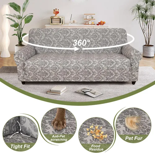 Vista 51 de ALIECOM Fundas para Sillas 100% Impermeables, Funda para Sillón para Sala de Estar, Apta para Mascotas, Fundas Lavables para Sillón, Funda