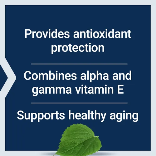 Vista 4 de Life Extension Gamma E Tocoferoles mixtos, envejecimiento saludable, suplemento de vitamina E, mejorado con lignanos de sésamo, sin gluten, sin OMG