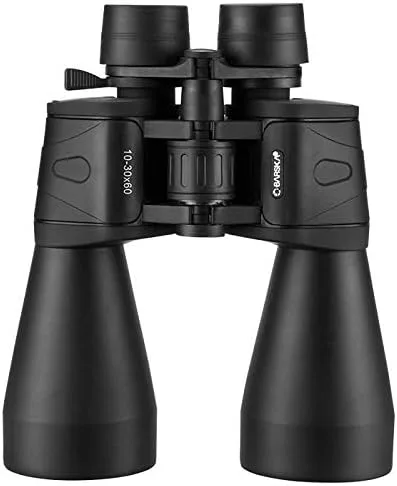 Vista 4 de BARSKA Binoculares Gladiador de 10-30x60 con lente rubí, negro