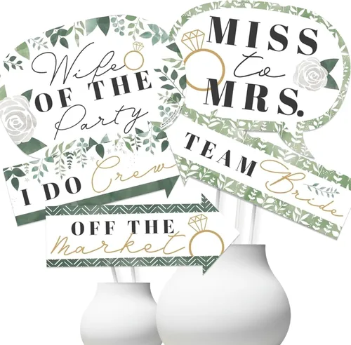 Vista 11 de Funny Bride Tribe - Kit de accesorios para cabina de fotos para despedida de soltera y despedida de soltera, 10 piezas