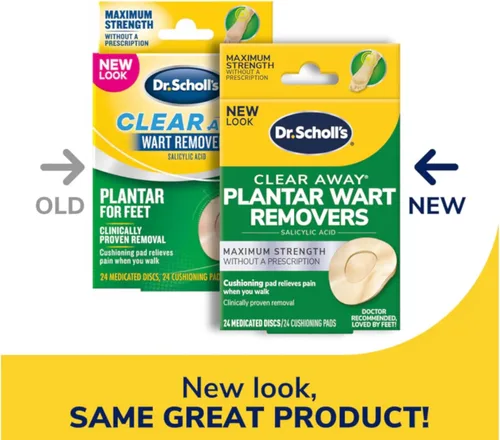 Vista 4 de Dr. Scholl's Clear Away Wart Remover Plantar 24 ea (Pack of 2)
