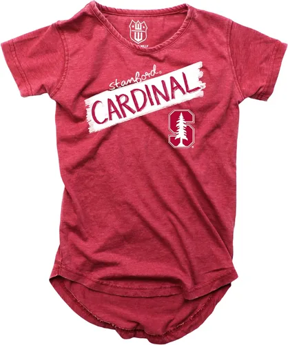 Vista 35 de Wes and Willy NCAA - Camiseta Burnout para niñas S/S