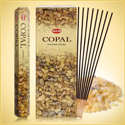 Vista 6 de Copal - Varillas de incienso y soporte para varillas de incienso