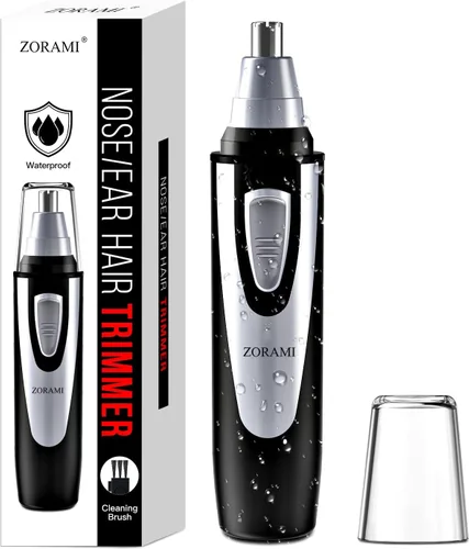 Cortapelos para orejas y nariz – cortador profesional sin dolor para cejas y pelo facial para hombres y mujeres 2021, recortadora a pilas con IPX7