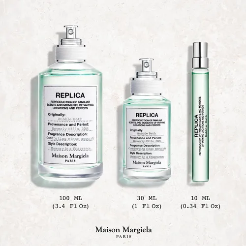 Vista 5 de Maison Margiela - Replica - Bubble Bath Eau de Toilette - Fresh Fragrance - With Soap Bubbles, Rose & Coconut Milk
