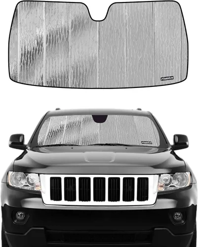 Vista 15 de Parasol para parabrisas para Jeep Grand Cherokee 2008-2010 - Parasol para ventana delantera, protección