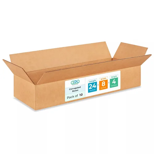 Vista 111 de Cajas largas de mudanza y envío de 18 x 9 x 9 pulgadas (paquete de 10) – Extra resistentes 200 libras frente a las regulares – Cajas de embalaje
