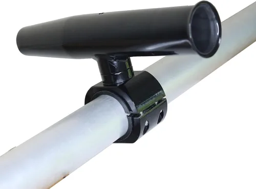 Vista 9 de Soporte de varilla de aluminio con abrazadera única en ajuste 1.5 ", 1.875 ", 2 "pulgadas horizontal o vertical Torre de barco de pesca/poste